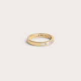 Baguette Half Eternity Ring