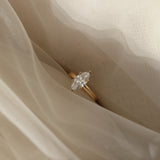 The Marquise Six Prong Solitaire