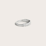 Oval Half Eternity Ring